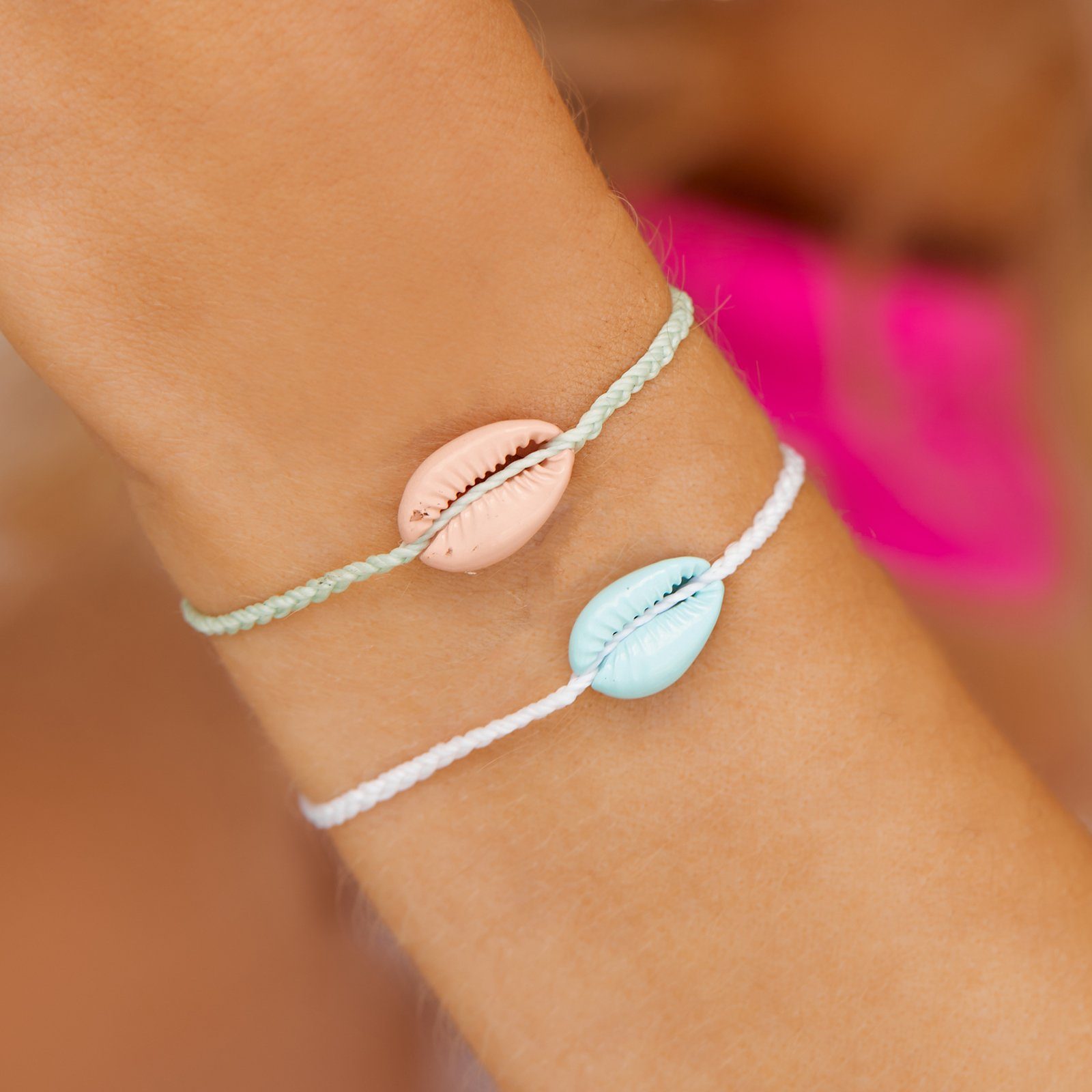 Nautical Cowrie Shell Ankle Bracelet, Anklet - Bits off the Beach